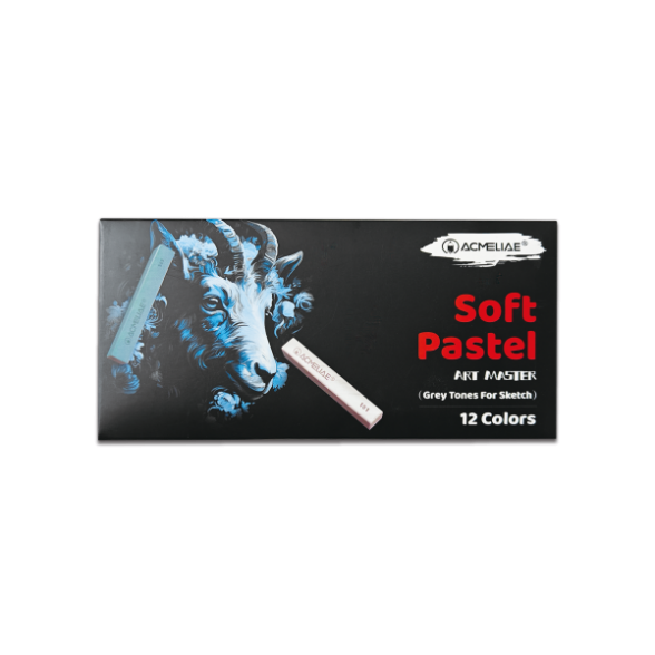Acmeliae Soft Pastel Set 12 Colors Grey Tones and Speckle SPG-12