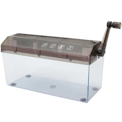 A4 size Manual shredder Household Mini small strip manual shredder daily financial bills A4 paper shredder hand portable hot selling